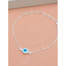 PULSEIRA OLHO GREGO PRATA 925 + BRINDE