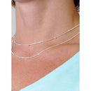 KIT CHOKER BOLINHAS + COLAR CORAÇÕES CHAPEADO PRATA 925